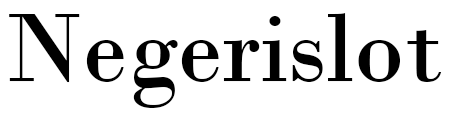 Negerislot
